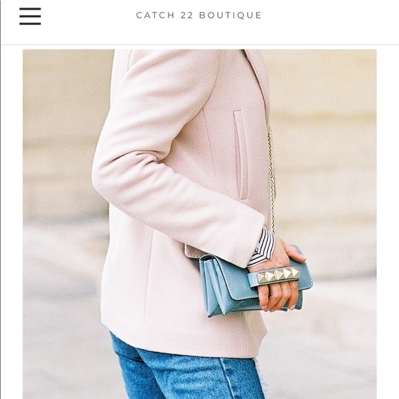 *SOLD* Valentino Va Va Voom Small Blue Crossbody Bag - Picture 3 of 9